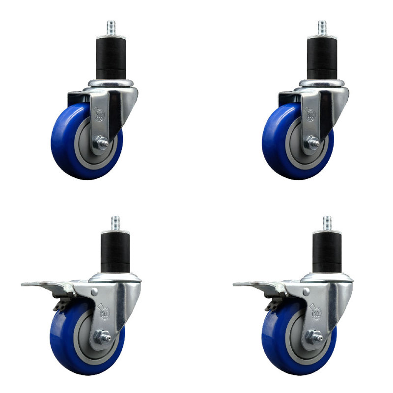 Ensemble de roulettes extensibles Poly