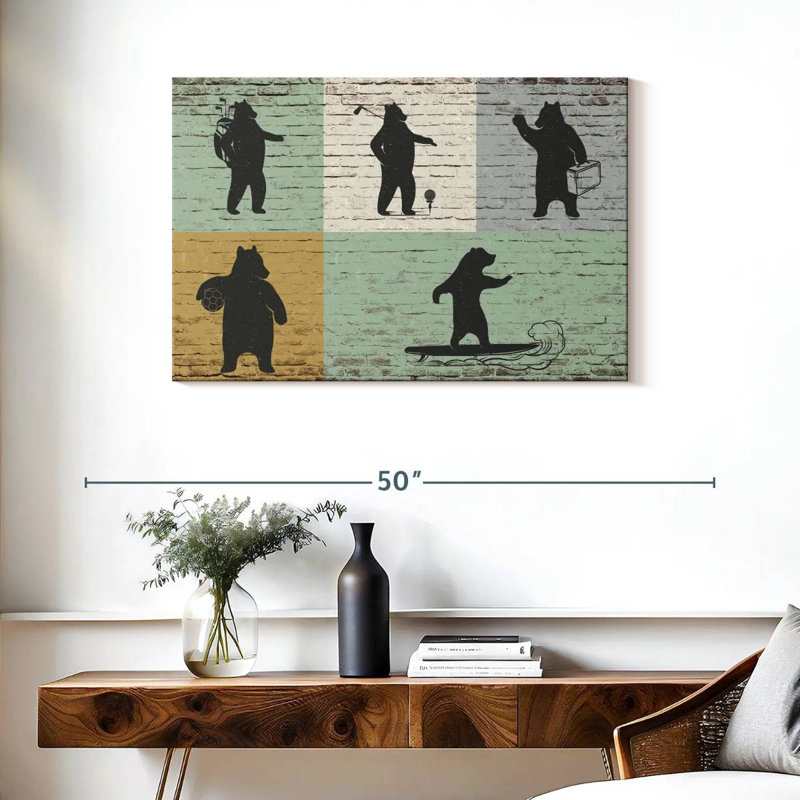 Impression sur toile à thème sport, H 24 po x l 36 po x P 1,25 po