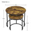 Metal Frame Coffee Table, Round Nesting Table Set-1143669390