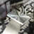 Glass Top Metal Base Dining Table