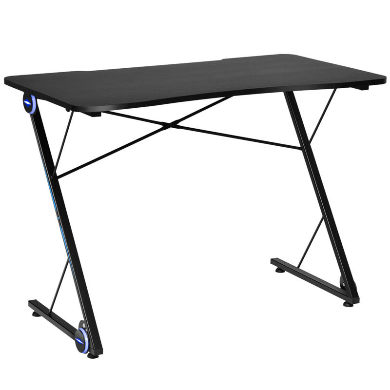 Curved Metal Base Standing Desk Converter