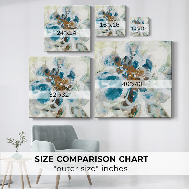 Toile tendue New Moon II-Gallery, H 8 po x l 8 po x P 1,5 po