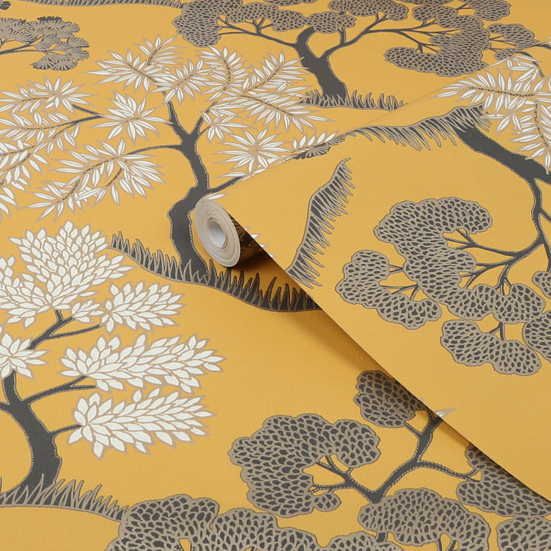 Sublime Floral Double Roll, Ochre