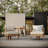 Assembly Free Chair, Wood Look Finish: 0% Deforestation, 100% Wood Soul, Outdoor Aluminum Chair,  Wood Grain Veneer chairs for Patio