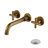 Wall Mounted Bathroom Sink Faucet With Pop-Up Drain (No Overflow)-118543503