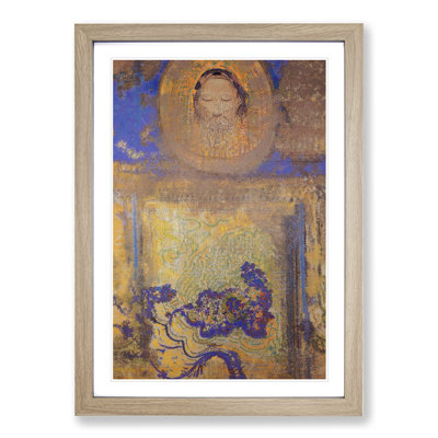 Evocation by Odilon Redon - Framed Print