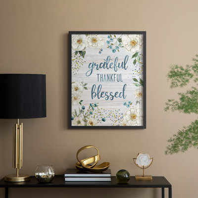French Floral II Framed Print - Solid Wood