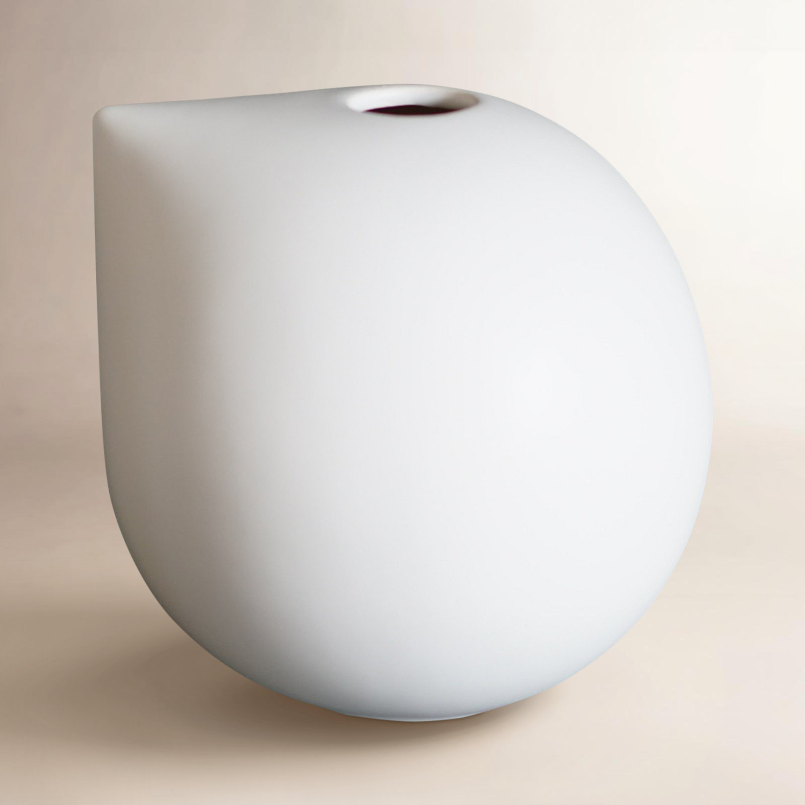 Ceramic Table Vase, 5.91" H x 5.91" W x 5.91" D