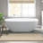 1 Pcs 24X60" Reversible 100% Cotton 3000 Gsm Natural Heavyweight Bath Rug With Superior Table Top And Machine Washable Feature-450267724-450267722