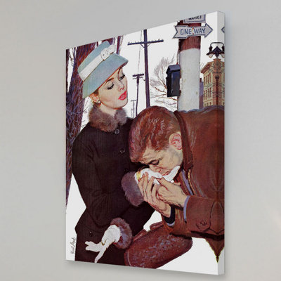 «Vintage Fashion Love Was not Enough», reproduction d'art sur toile tendue
