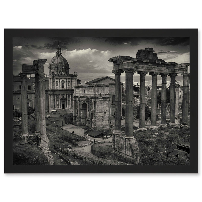 Rome Italy Roman Forum Ruin - Single Picture Frame Print