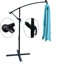 Outdoor 2X3m Rectangle Patio Umbrella - Solar Powered Led Lighting, 40+ Upf, Water , With Cross Base For Garden Deck Pool Area Waterproof, 180G , Backyard