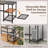Deldrah Steel Computer Desk