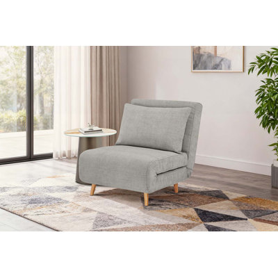Chaise d'appoint 3 en 1 rembourrée pour les petits espaces et la multifonctionnalité