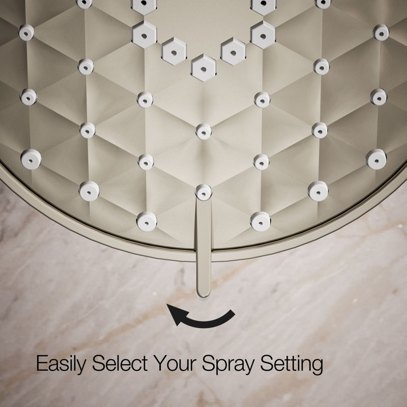 Awaken G110 1.75 Gpm Multifunction Showerhead, Vibrant Brushed Nickel