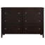 Ensemble de chambre à coucher double 5 pièces Najier Cappuccino-1589024884
