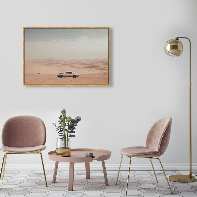 Mechanical Soliloquy Canvas Transportation Print by Oliver Gal, Black Frame, 15 x 10, 31"H x 46"W, Gold Floater Frame
