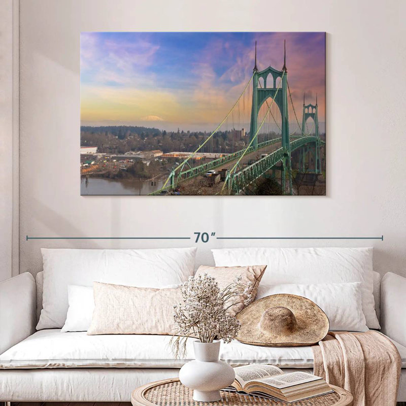 Lilie St Johns Bridge, Oregon, H 32 po x l 48 po
