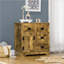 Buffet industriel, armoire de cuisine avec 4 tiroirs, 1 porte et 1 tablette ajustable