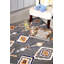 Tapis gris à motif géométrique Mcnett-1520433951