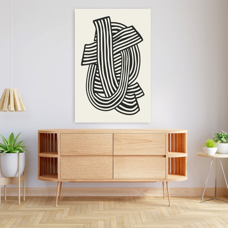 Art contemporain abstrait géométrique, H 48 po x l 32 po