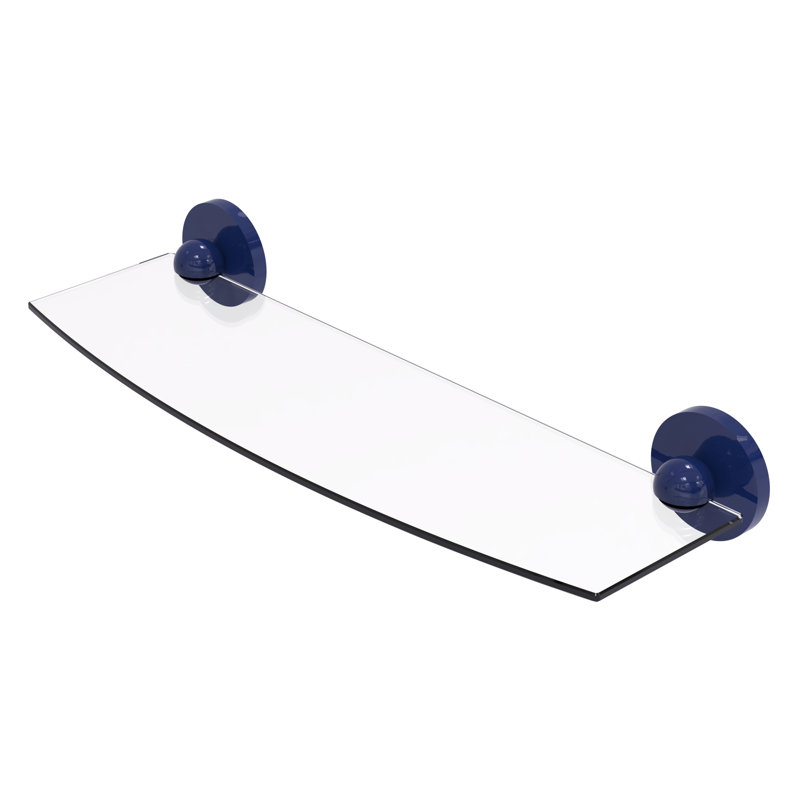 Tablette flottante Skyline, H 2,8 po x l 18 po x P 6,1 po, Bleu méditerranéen