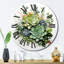 Charlanne - Horloge murale florale-1462870213
