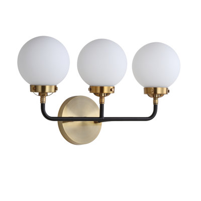 Éclairage pour meuble-lavabo transitionnel contemporain en fer / verre Claudio