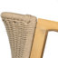 Ensemble de 5 chaises d'extérieur en bois d'acacia, 1 table et 4 chaises, teck et beige