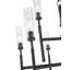Lustre 9 lumières noir mat Granton-123223045