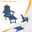 Chaise Adirondack, chaise Adirondack de patio résistante aux intempéries avec porte-gobelet