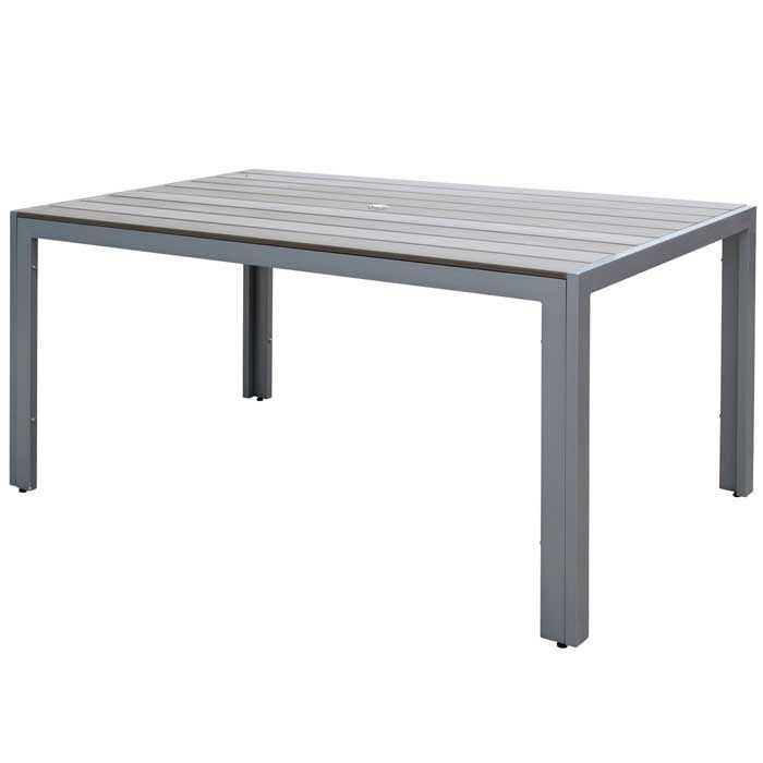 Table de salle à manger Adlan, Gris