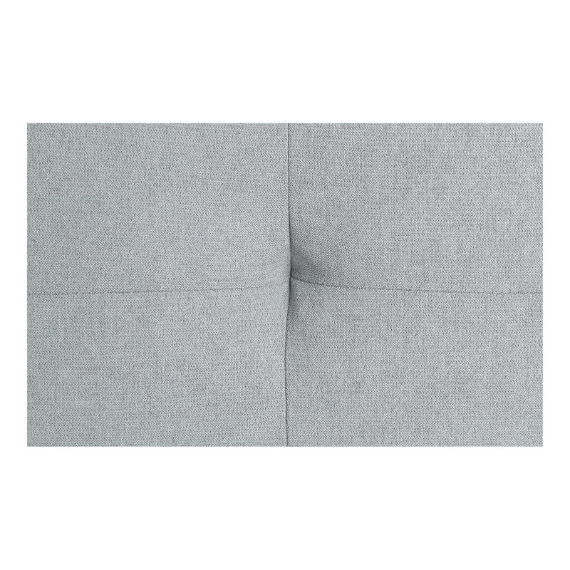 3 Seats Polyfiber Convertible Sleeper Sofa, Grey