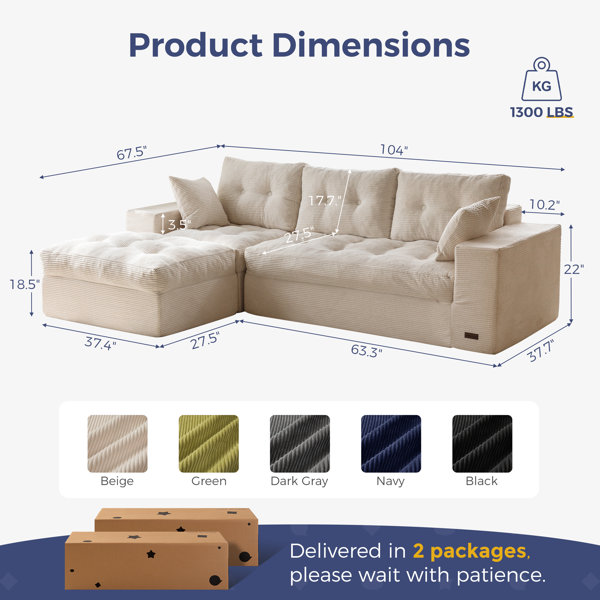 Dimensions du produit
