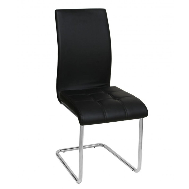 Mimms Upholstered Dining Chair, Black