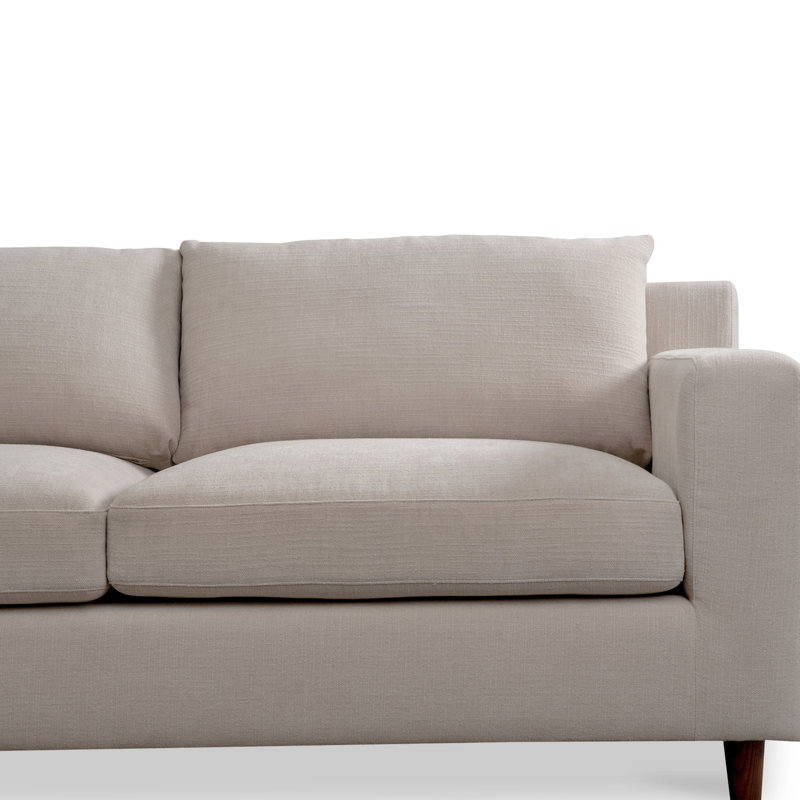 Hutton 2 - Piece Chaise Sectional, Left Hand Facing, Beige Crypton® Chenille