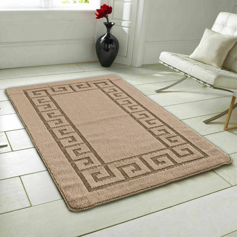 Marlinton Solid Colour Area Rug, Rectangle 40 x 60cm