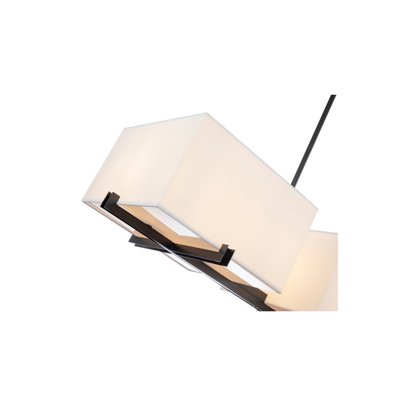 Luminaire suspendu linéaire à 6 lumières pour îlot de cuisine Cameron