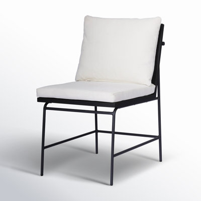 Nabi Patio Dining Side Chair with Cushion by AllModern