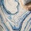 Soho Hand Tufted Wool/Cotton Abstract Rug in Blue/Beige-626465891