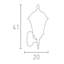 Carswell 40.5cm H Outdoor Wall Lantern