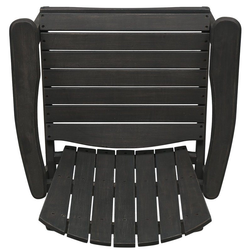Chaise de patio Rosalyn, Gris foncé