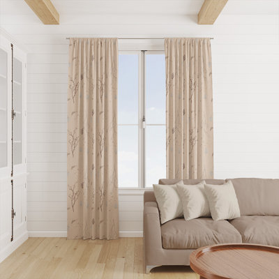 Panneaux de rideaux semi-transparents abstraits