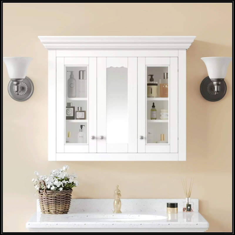 Pharmacie pour salle de bain 35 "avec miroir