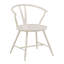 Chaise d'appoint en métal avec dossier en bois Kennamer-1863978367