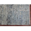 Tapis bleu en laine et en soie noué à la main Bergson-1066650105