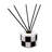 Black and White Checked Reed Diffuser