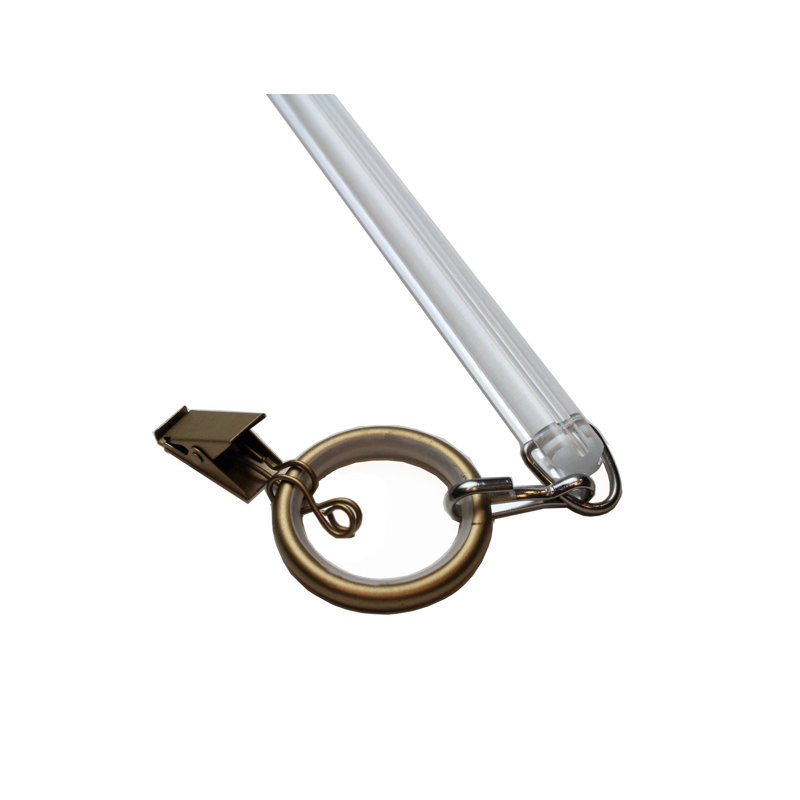 Accessoire de quincaillerie pour rideaux Bikari, L 48 po, Or mat