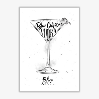 Blue Lagoon Cocktail - Print