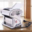 Machine à pâtes électrique - Rouleau à nouilles rond 2,5 mm, coupe-pâte, épaisseur réglable, acier inoxydable, 110 V